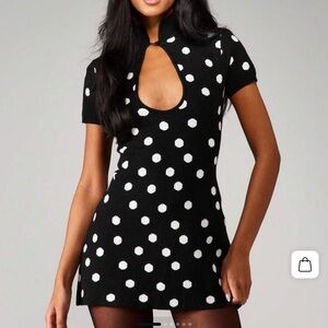 MISGUIDED Polka Dot Dress